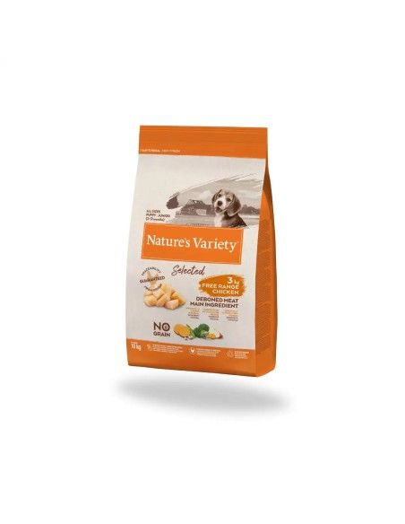 Pienso para Perro NATURES VARIETY Selected Junior Pollo Deshuesado 10kg